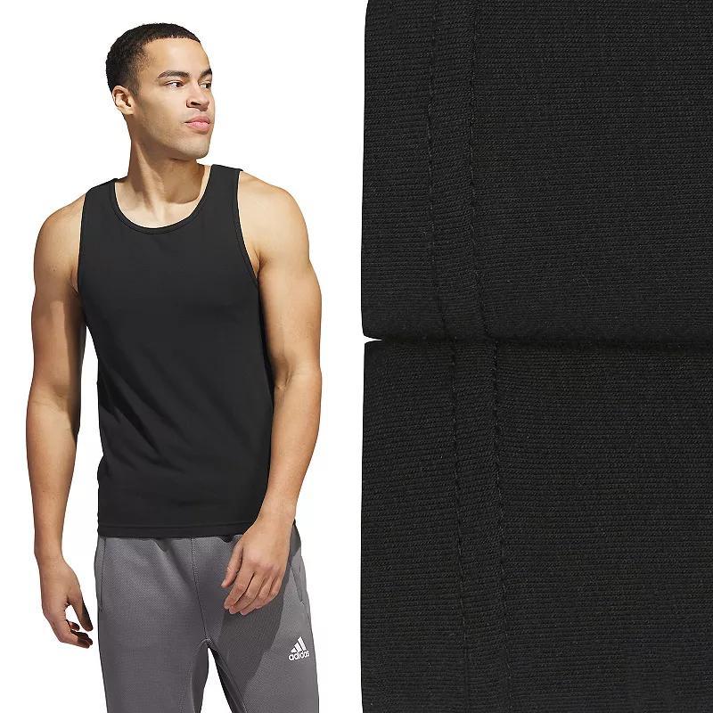 Mens adidas 2-pack Stretch Cotton Tank Tops Product Image