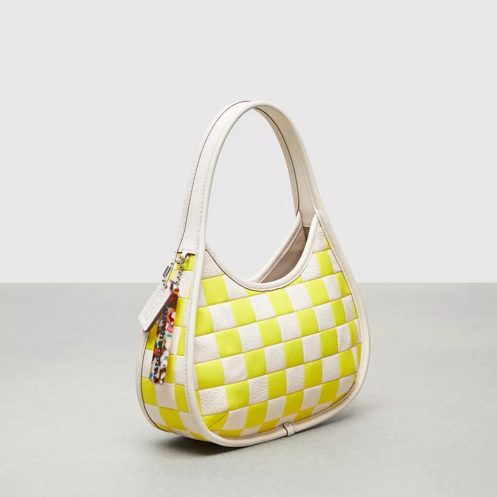 Ergo Bag In Checkerboard Patchwork Upcrafted Leather Product Image