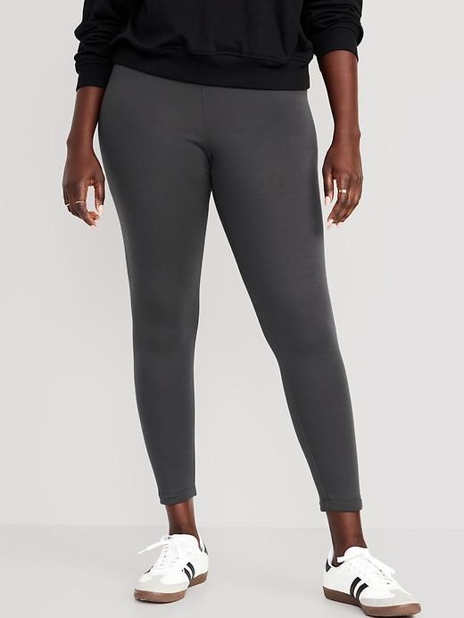 High-Waisted Fleece-Lined Leggings Product Image