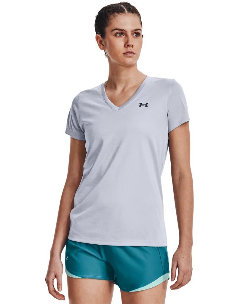 Women's UA Velocity Twist V-Neck Short Sleeve Product Image