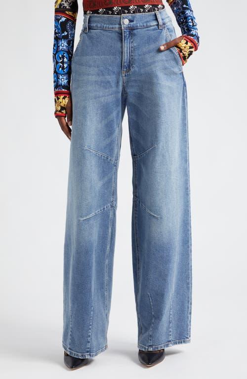 Alice + Olivia Parker Wide Leg Jeans Product Image