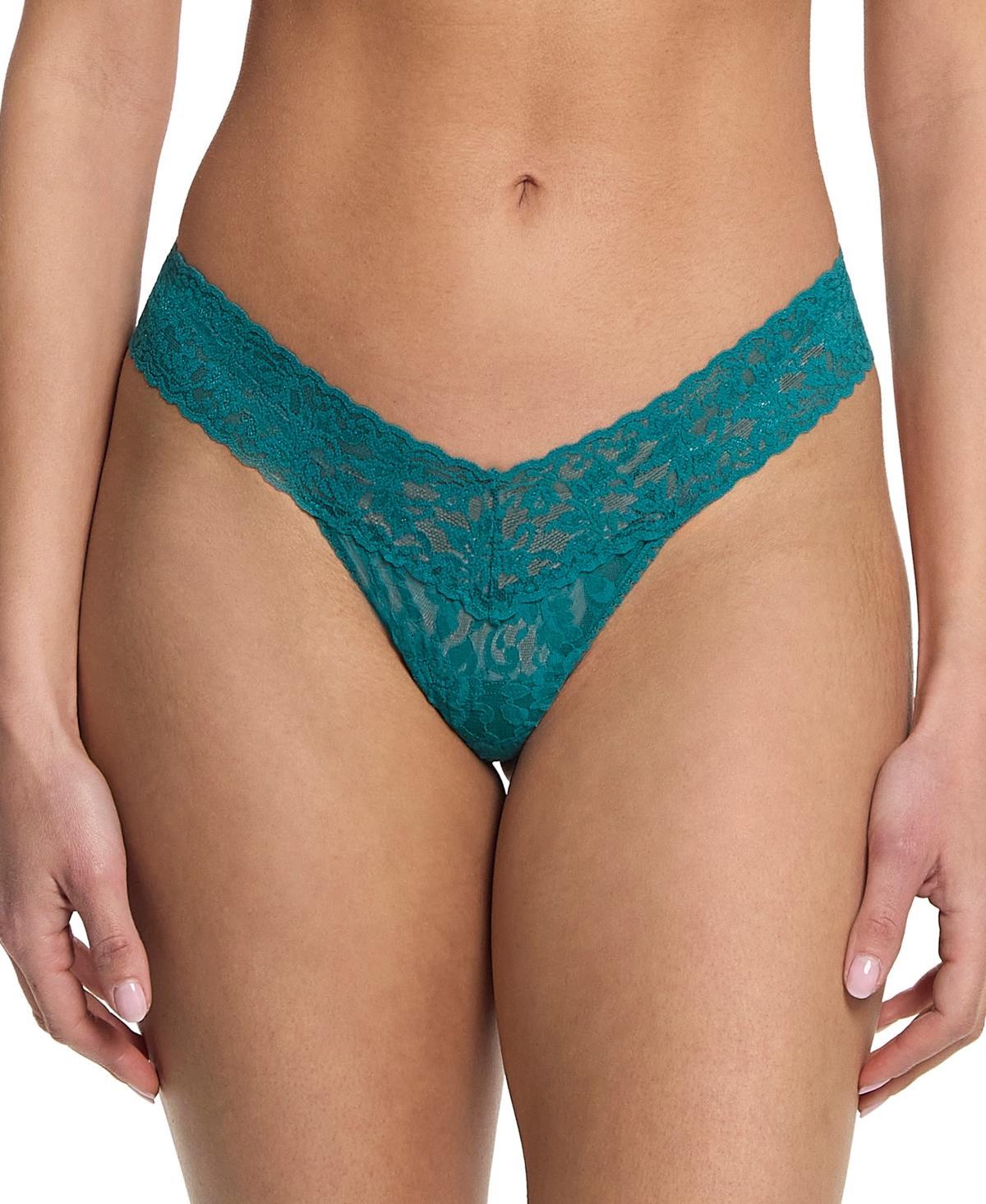 Hanky Panky Womens Daily Lace Low Rise Thong 771001 Product Image