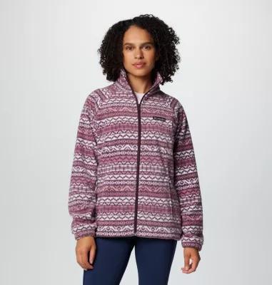 Columbia Womens Benton Springs Printed Fleece Jacket Product Image