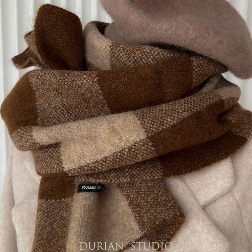 Checked Applique Scarf product image