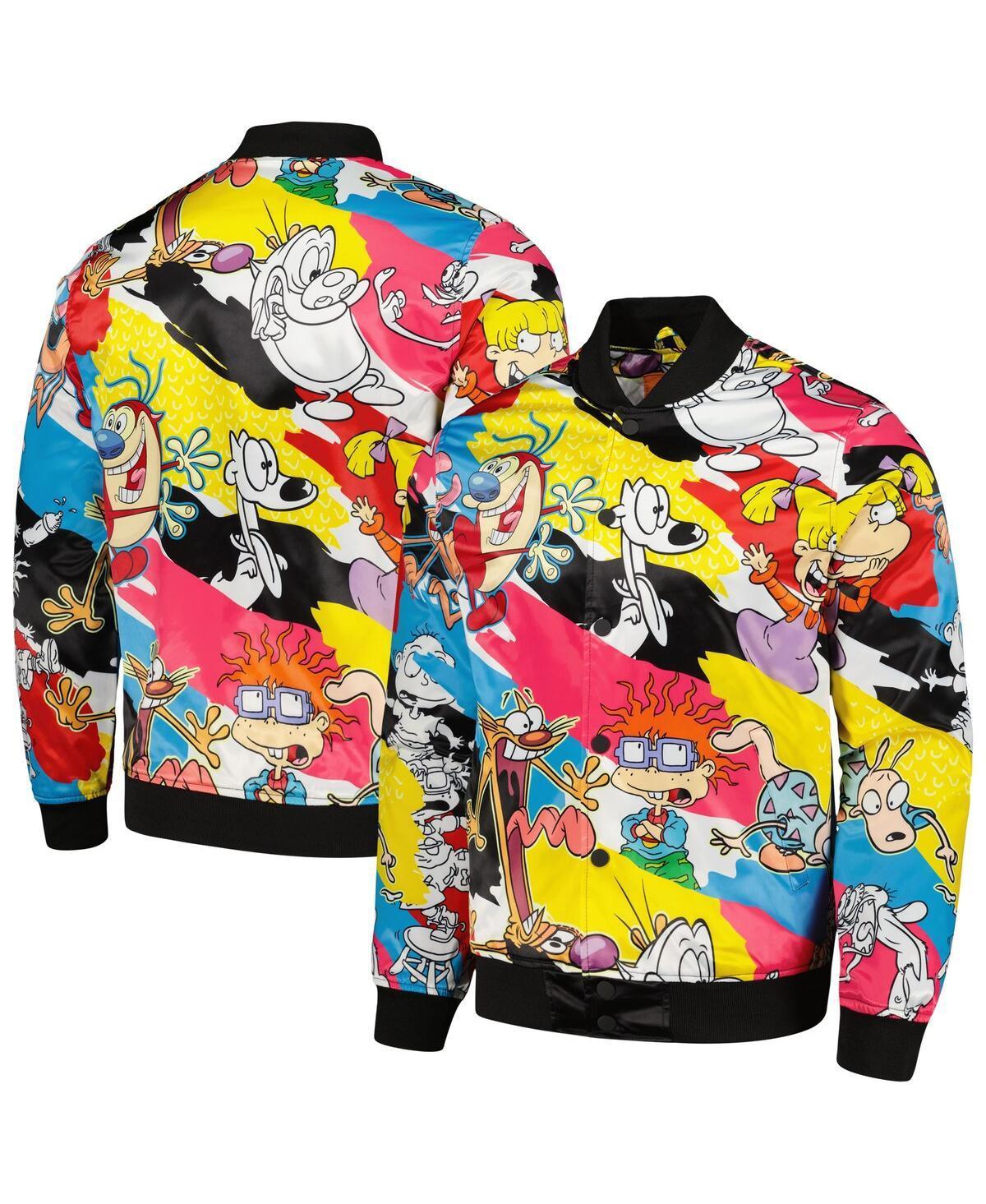 Mens Freeze Max NickelodeonRetro Graphic Satin Full-Snap Jacket Product Image