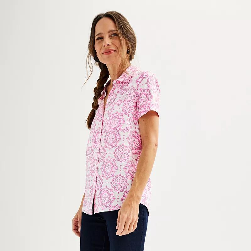 Womens Croft & Barrow Camp Shirt product image