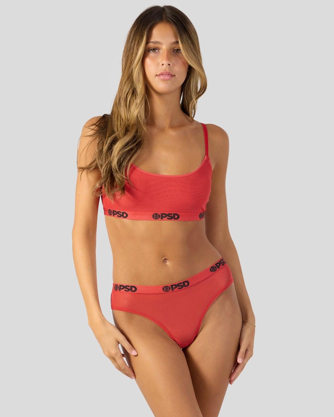 Mesh - Solid Red Female Product Image