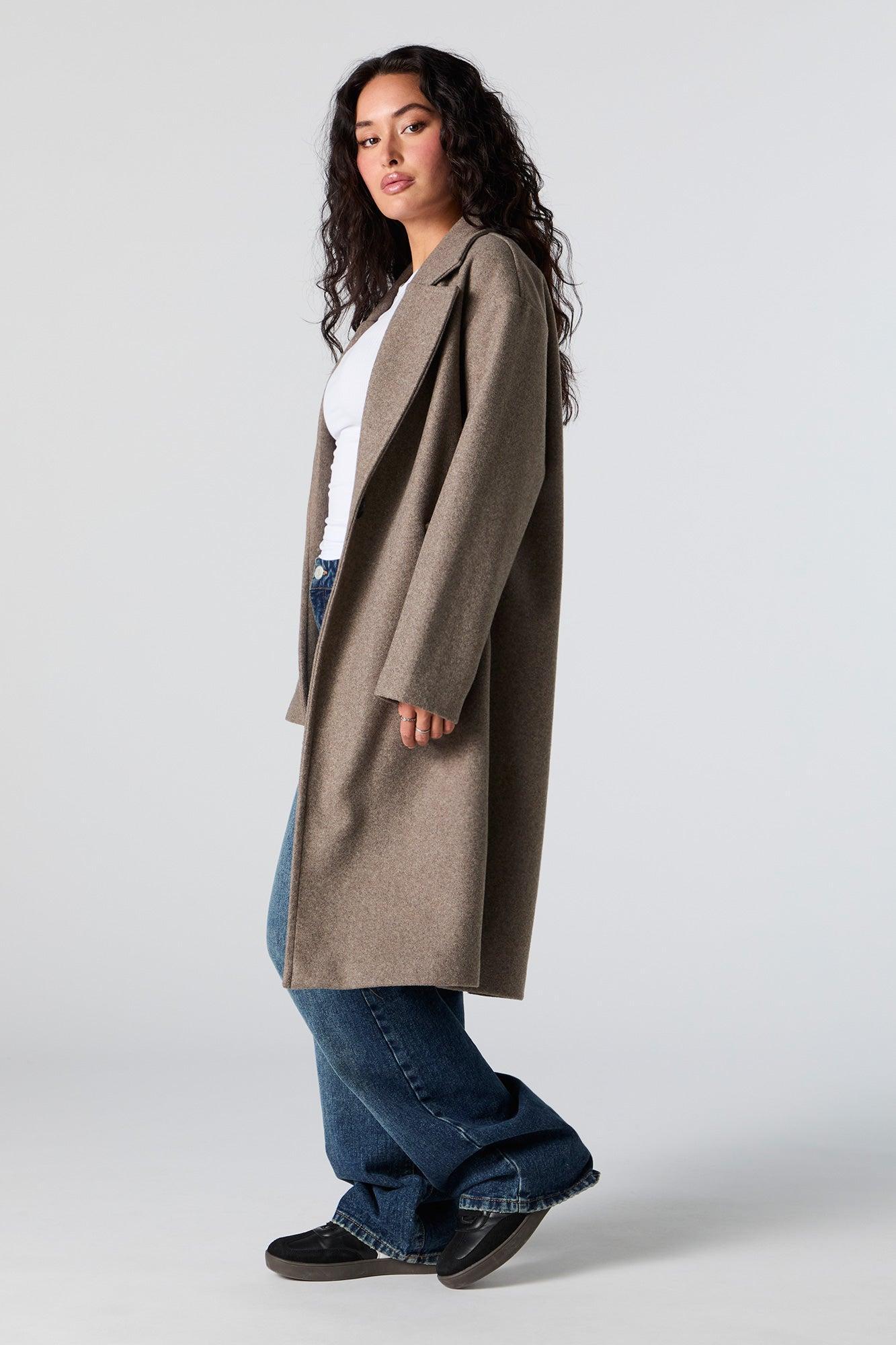 Single Button Midi Coat Female Product Image