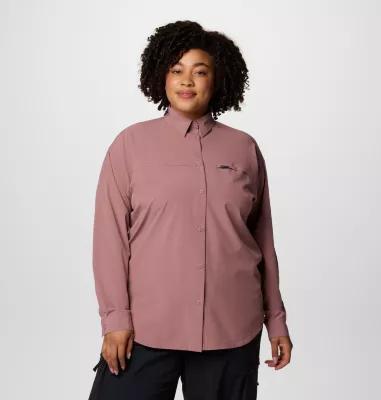 Columbia Womens Boundless Trek Layering Long Sleeve Shirt II - Plus Size- Product Image