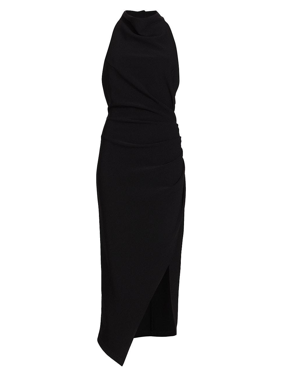 Womens Modern Bride Paxton Halter Midi-Dress Product Image