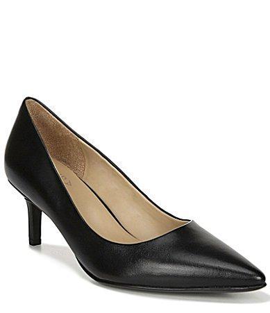 Naturalizer Everly Leather Kitten Heel Pumps Product Image