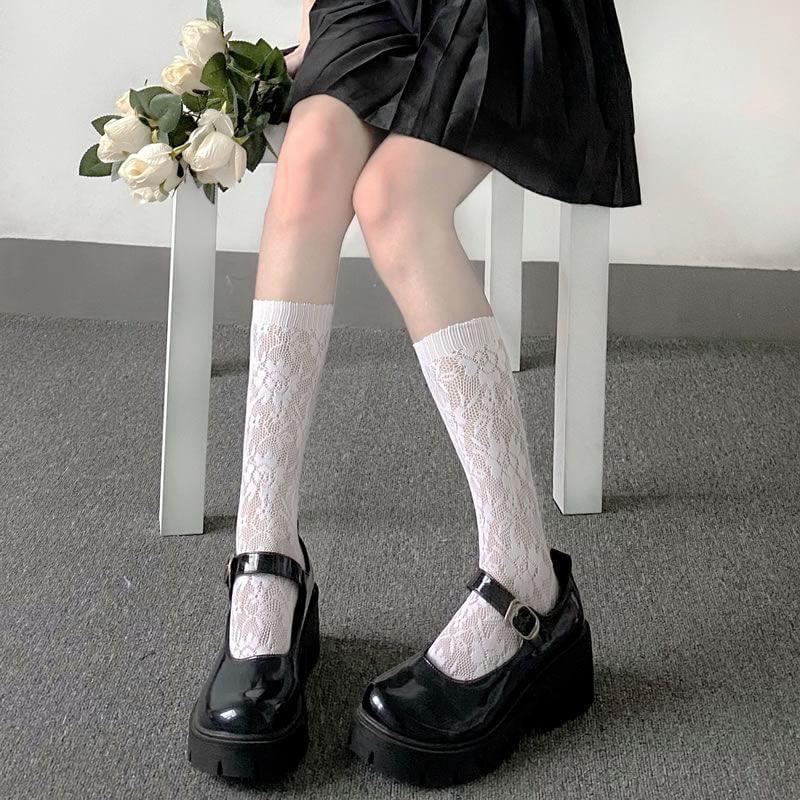 Lace Long Socks Product Image