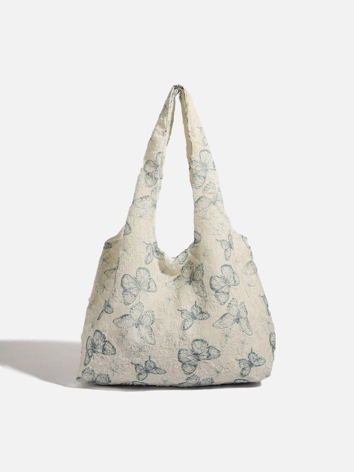 Embroidery Lace Butterfly Tote Bag Product Image