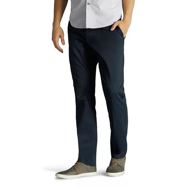 Mens Lee Performance Series Extreme Comfort Khaki Slim-Fit Flat-Front Pants Blue Product Image