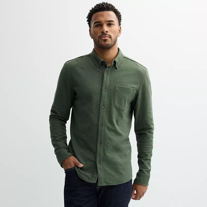 Mens Sonoma Goods For Life Everyday Long Sleeve Button-Up Shirt Product Image