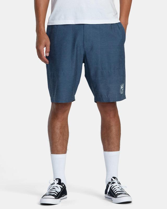 All Time Hemp Hybrid 19" Shorts - Petrol Blue Product Image