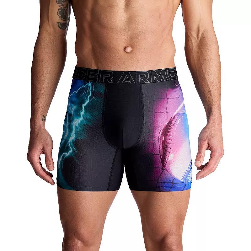 Mens Under Armour 3-Pack Performance Mesh Boxer Briefs Set Product Image