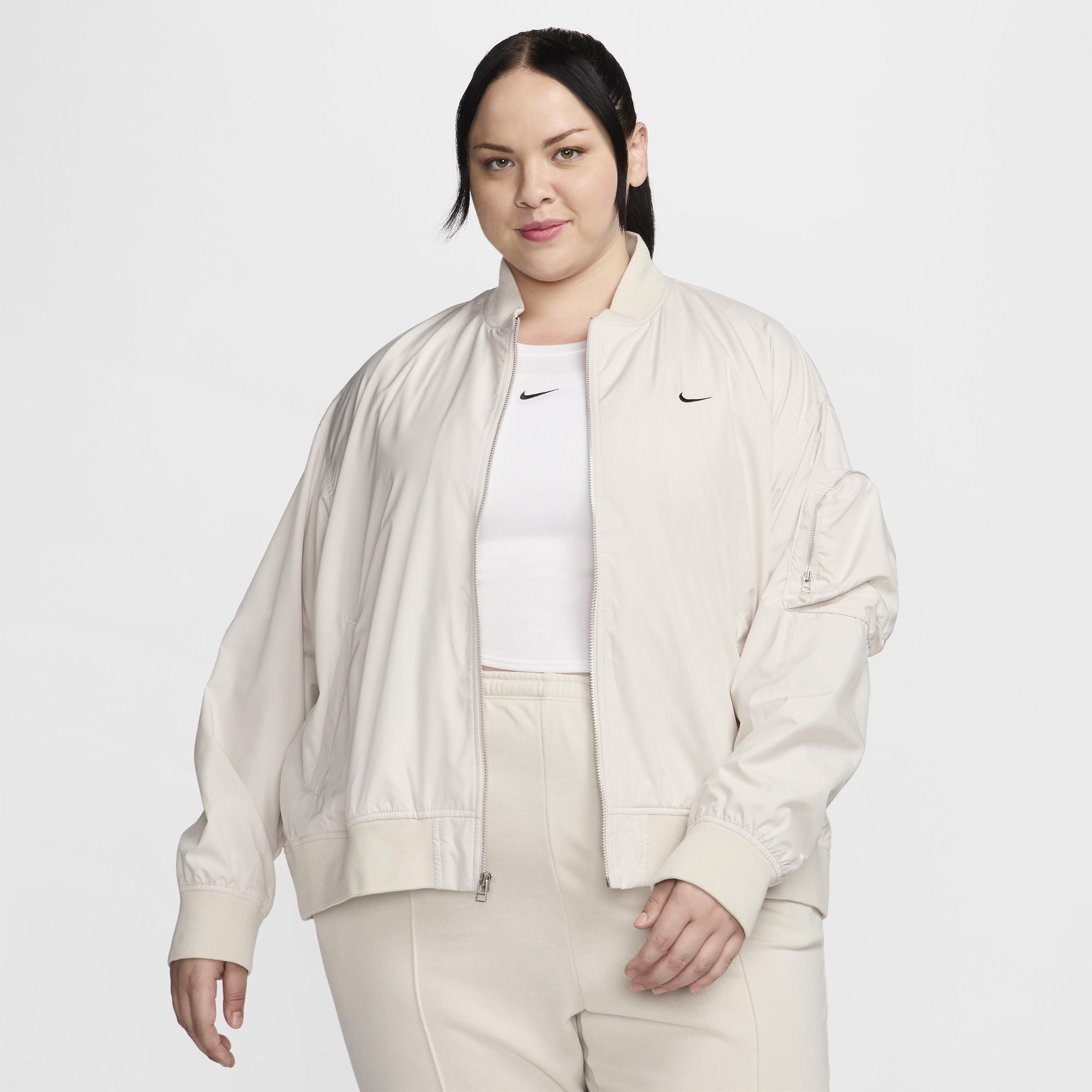 Womens Nike Sportswear Essential Oversized Bomber Jacket (Plus Size) Product Image