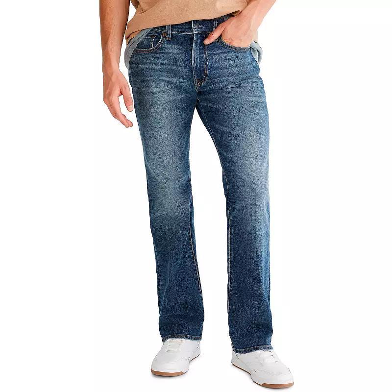 Mens Aeropostale Bootcut Jeans Dark Blue Product Image