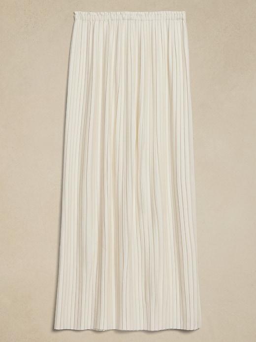 Pleated Maxi Skirt Product Image