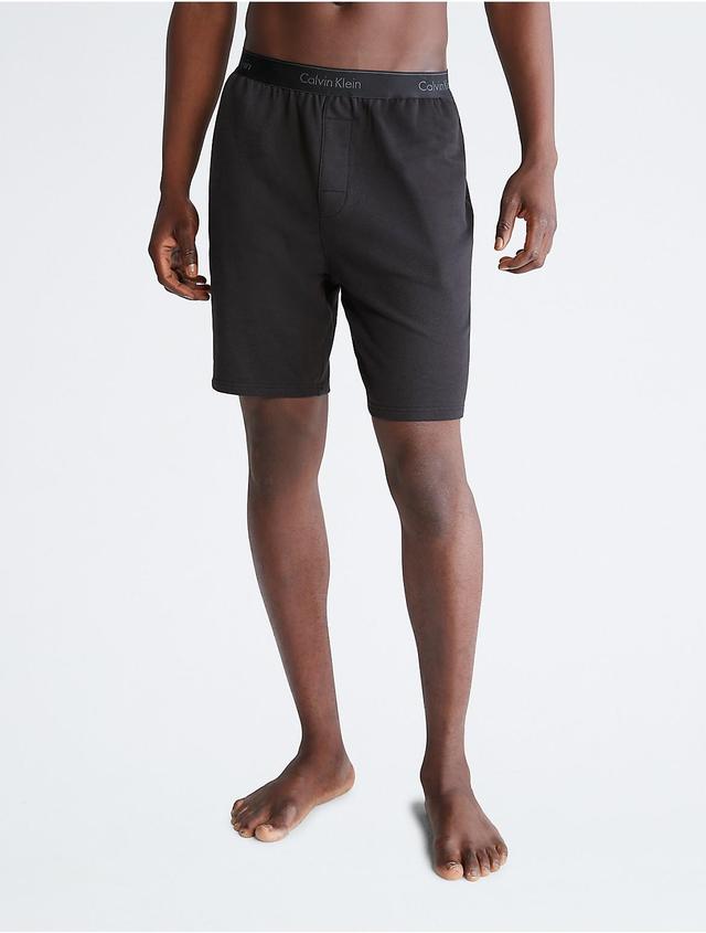 Calvin Klein Mens Modern Cotton Lounge Sleep Shorts - Black - L Product Image