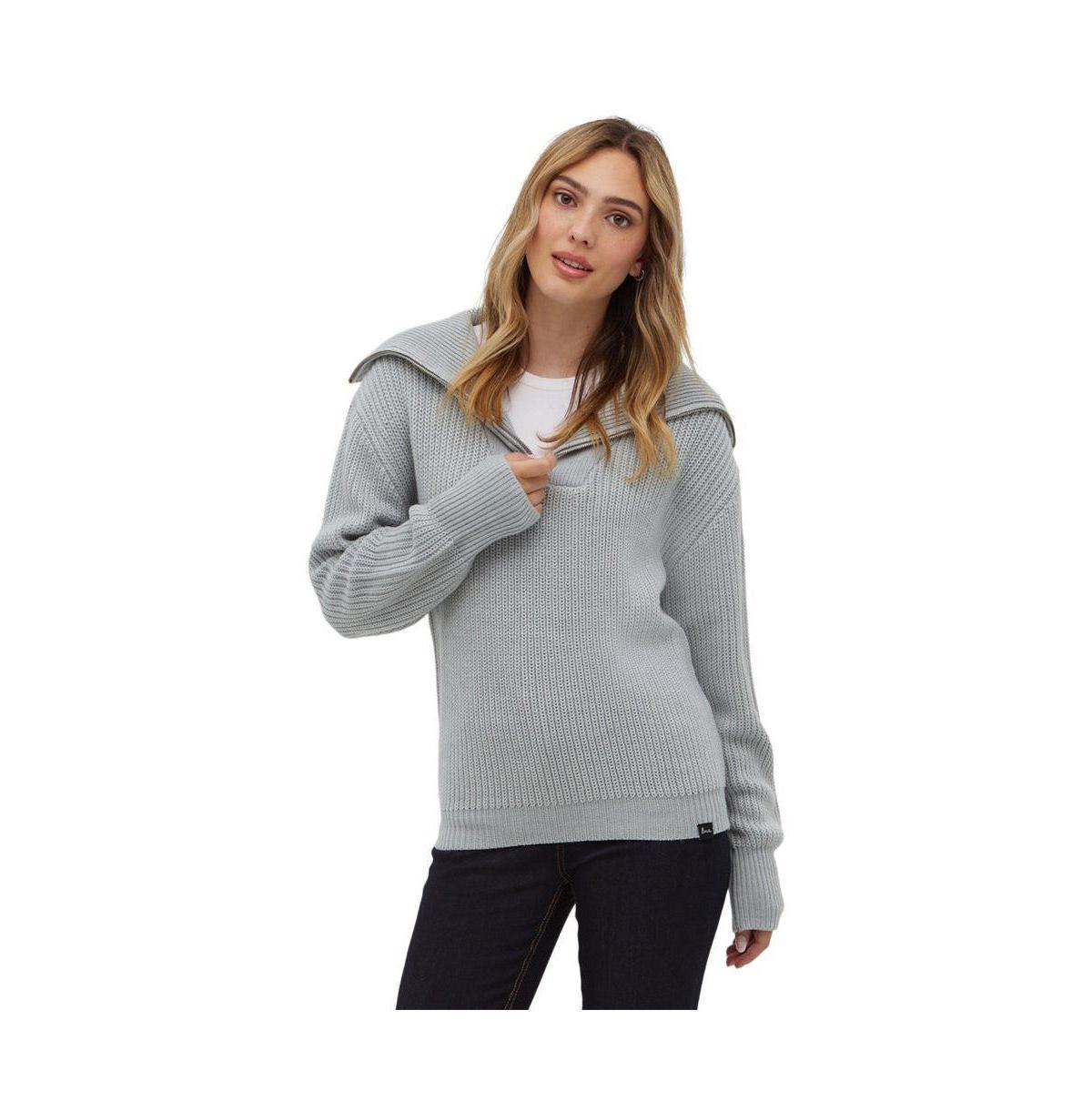 Bench Dna Womens Thurynn Oversize Zippered Funnel Sweater Product Image