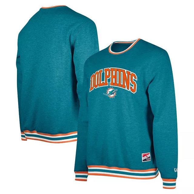 Mens New Era Aqua Miami Dolphins Pullover Sweatshirt Turquoise A Product Image