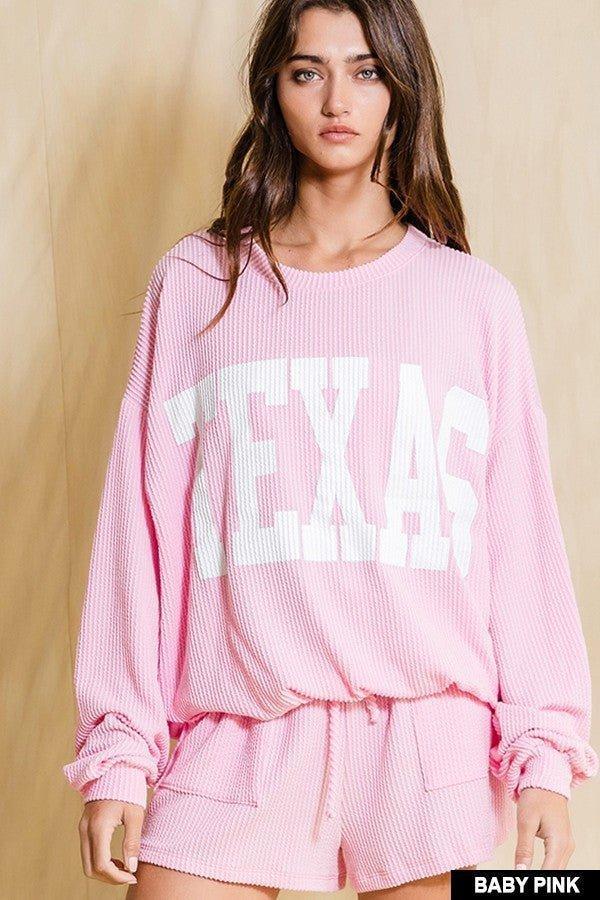 The Texas Graphic Sweatshirt (MULTIPLE COLORS) Product Image