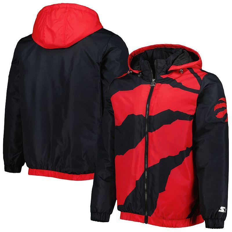 Mens Starter Red Toronto Raptors The Triple Double Full-Zip Hoodie Jacket Product Image