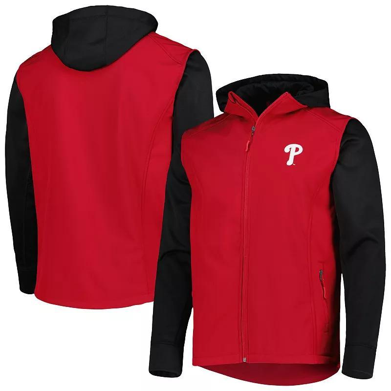 Mens Dunbrooke /Black Philadelphia Phillies Alpha Full-Zip Jacket Product Image