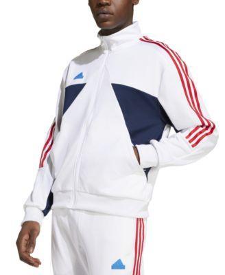 adidas Mens House of Tiro Nations Pack Track Jacket - Blue/White Product Image