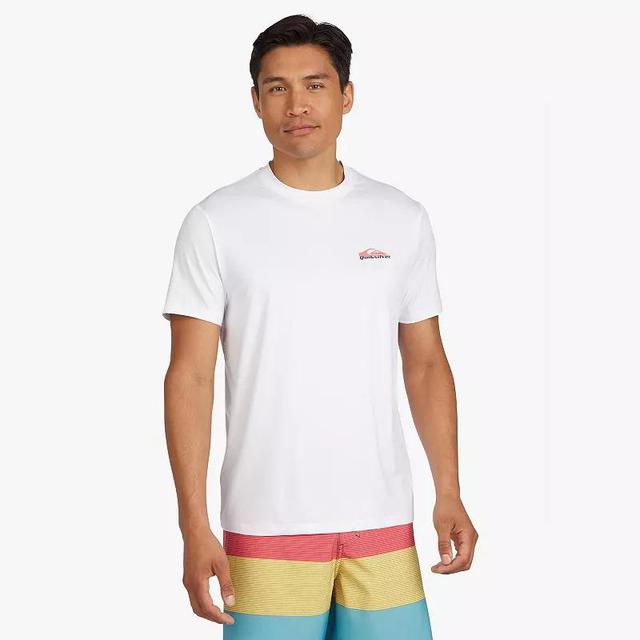 Mens Quiksilver Short Sleeve Surf Shirt Blue Blazer Product Image