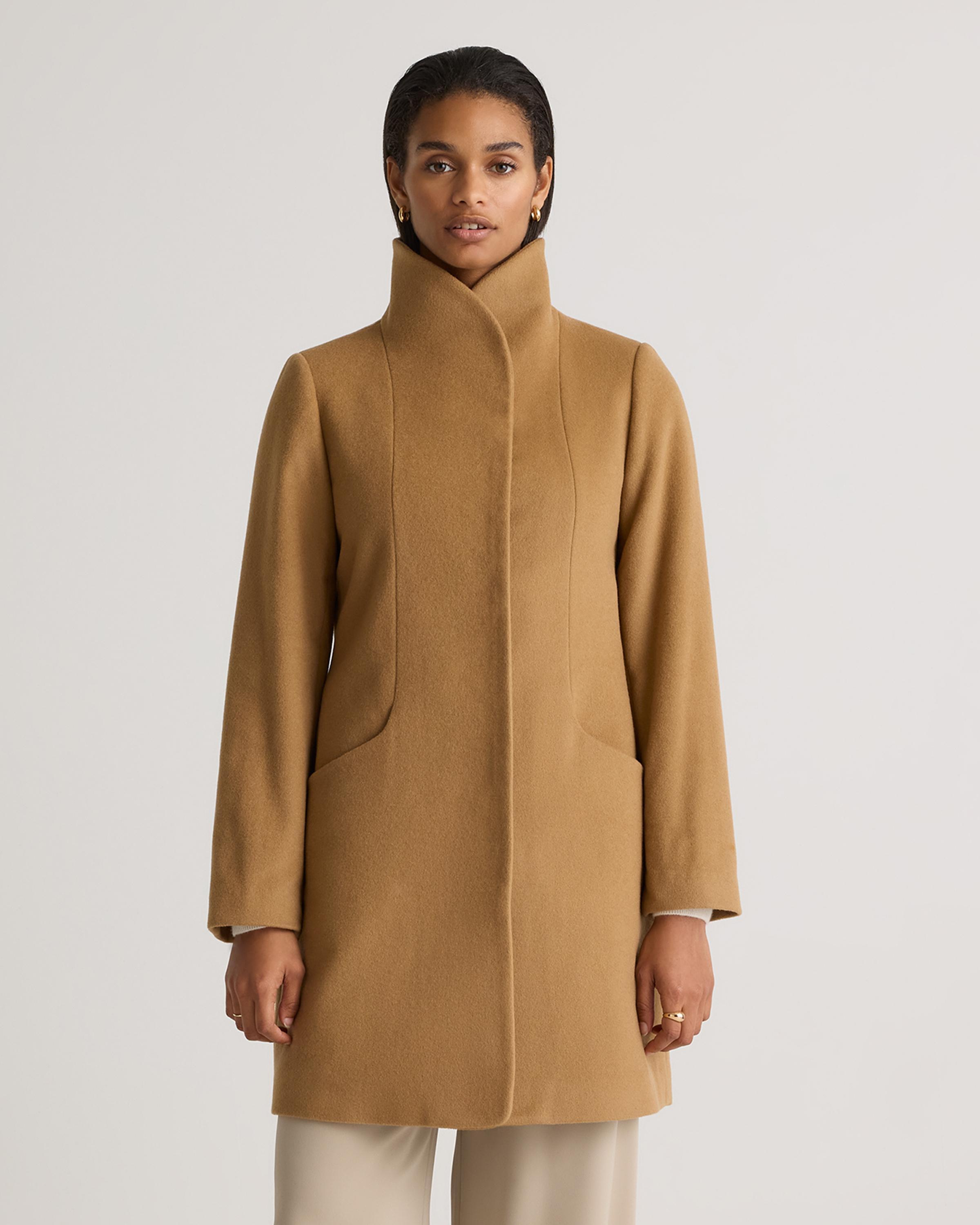 Italian Wool Cocoon Coat Product Image