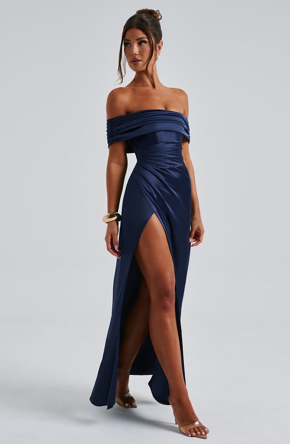 Gwendolyn Maxi Dress - Navy Product Image