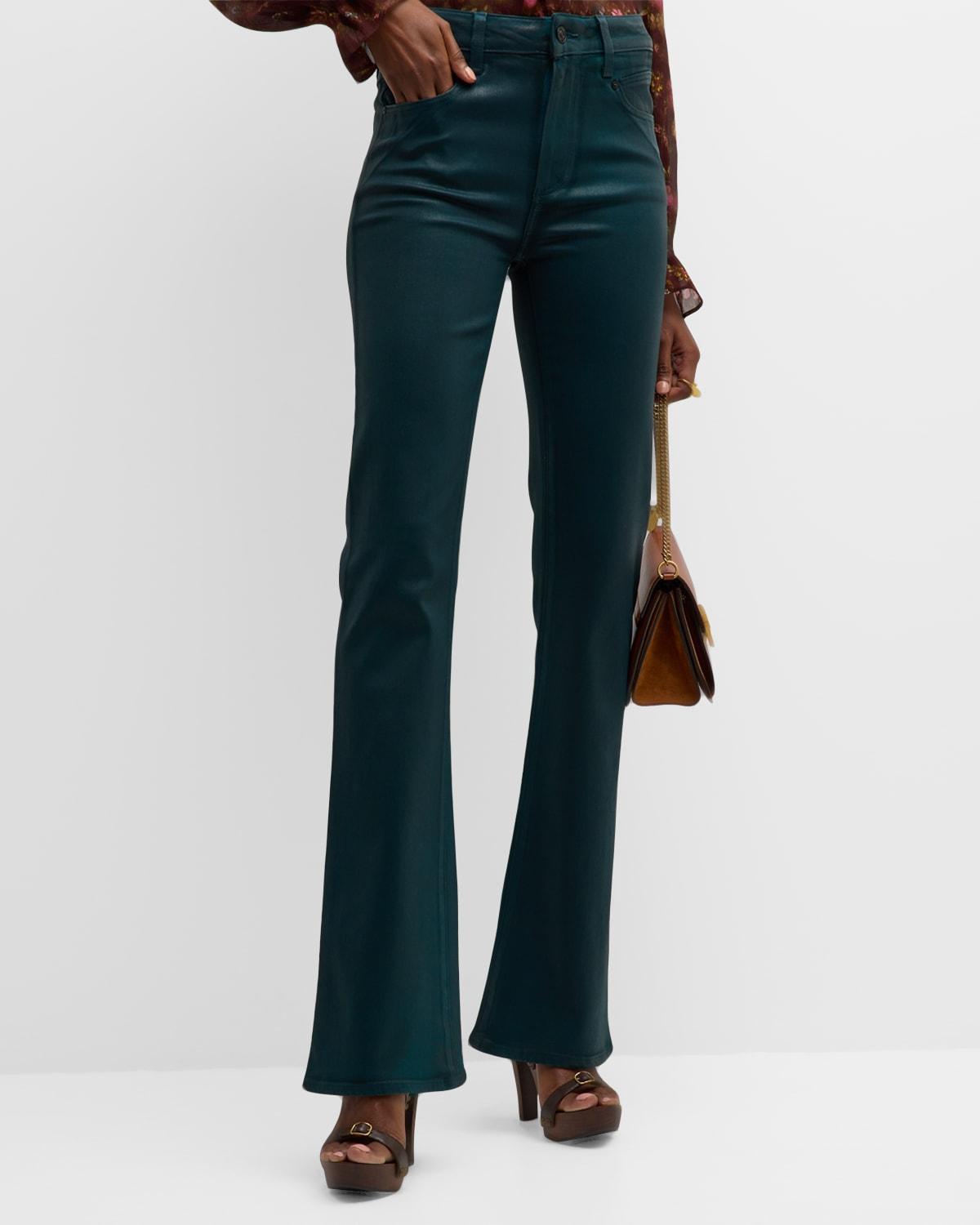 Laurel Canyon High Rise Coated Flare Jeans product image