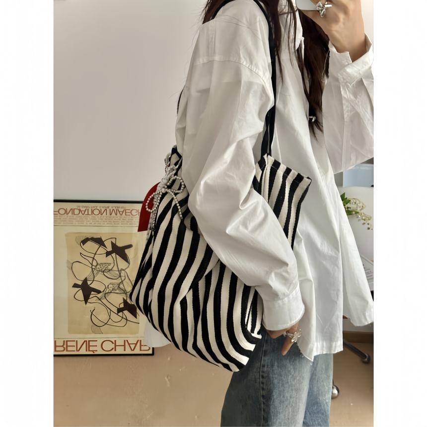 Striped Tote Bag Product Image