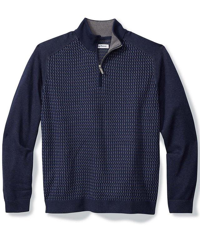 Tommy Bahama Coastal Shores Quarter Zip Sweater Product Image