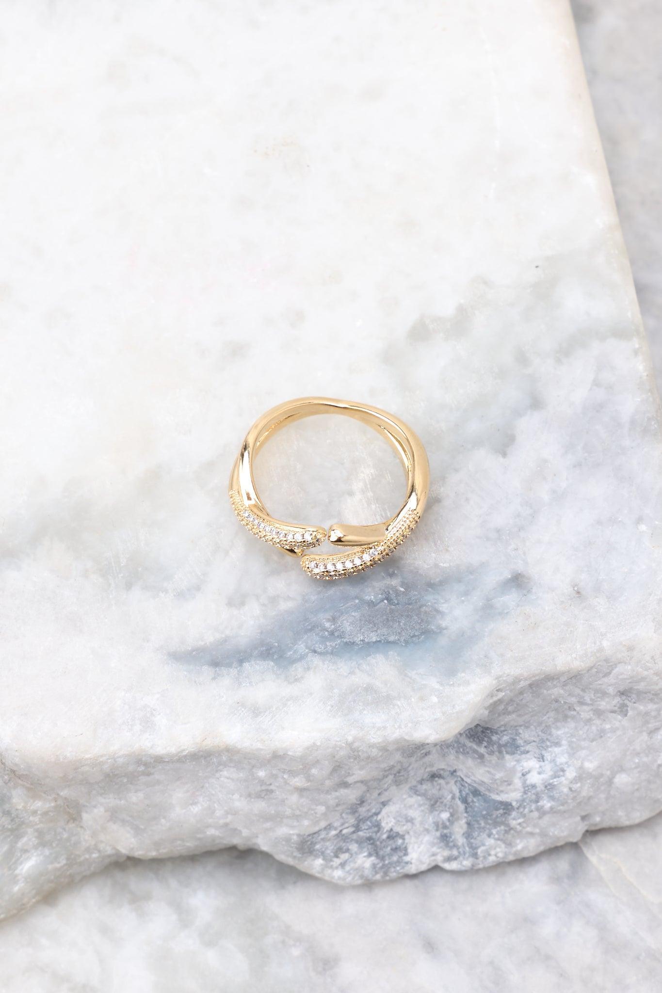 Radiating Romance Gold Ring Product Image