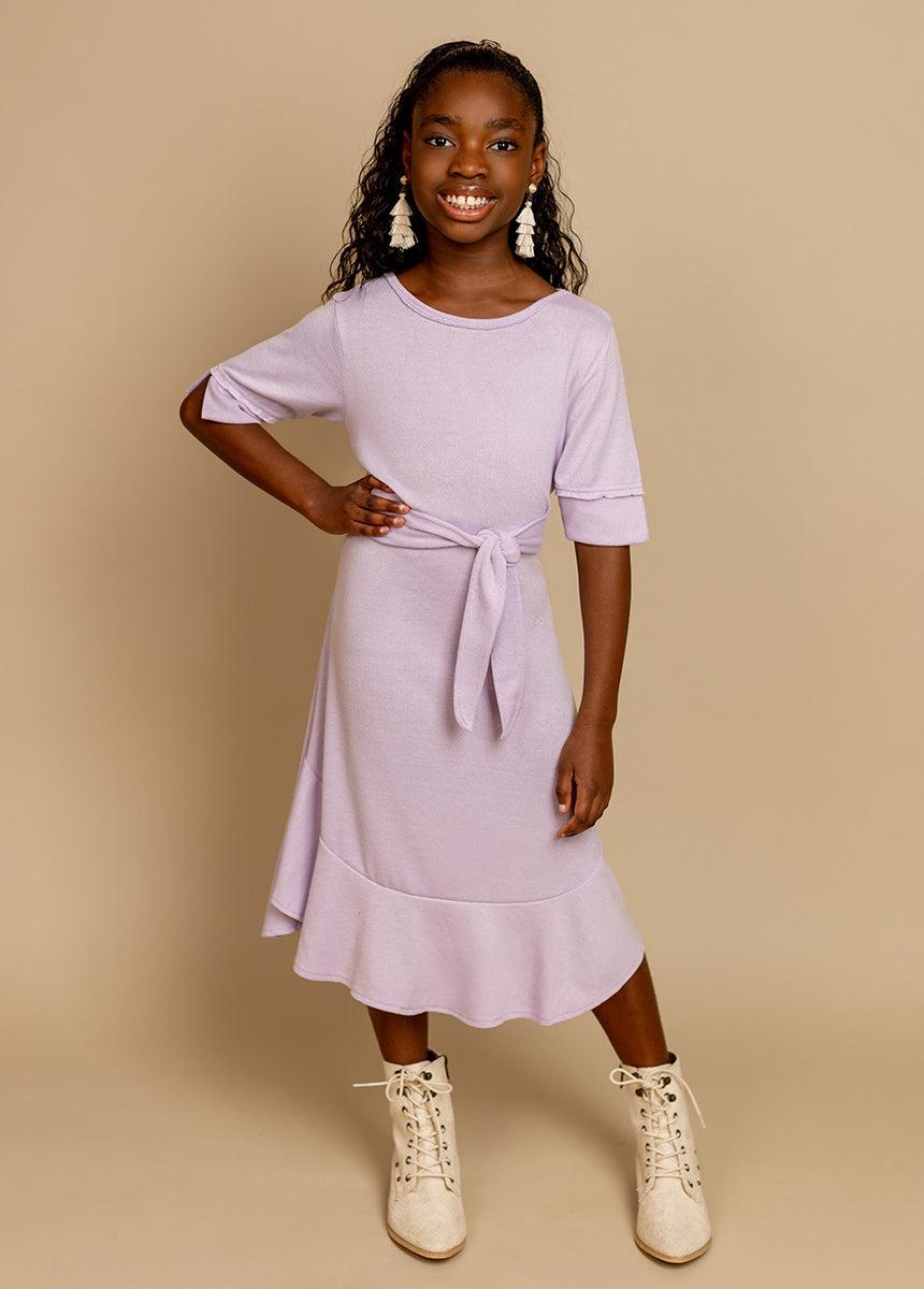 Jaliyah Dress in Lavender Product Image