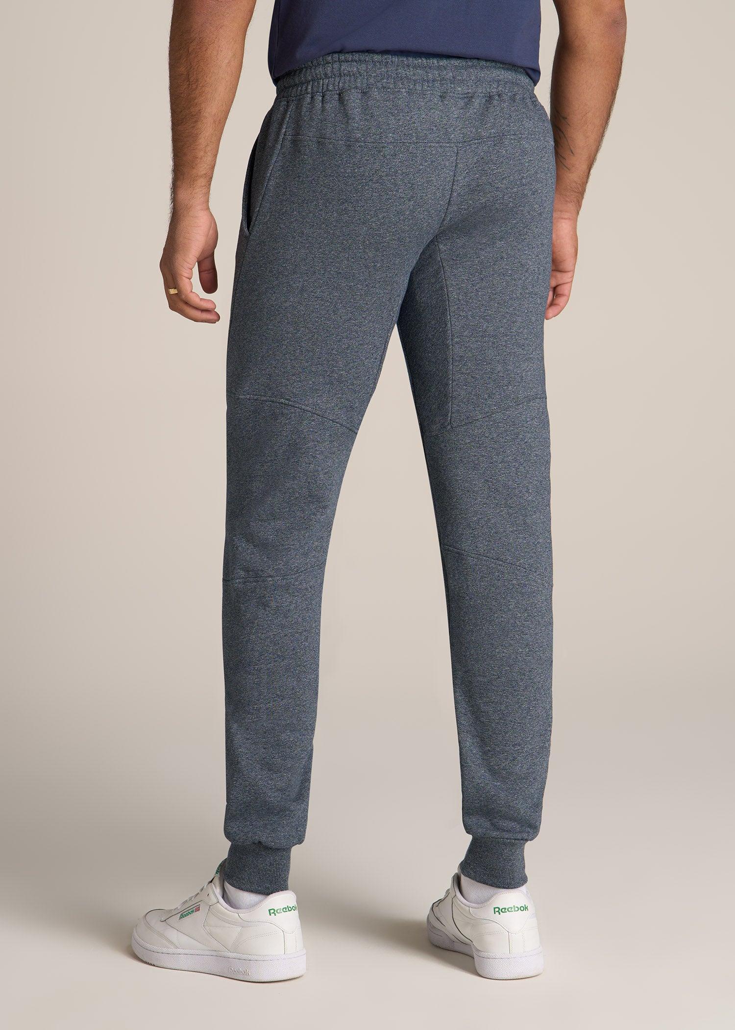 Wearever Fleece Joggers for Tall Men in Navy Mix Product Image