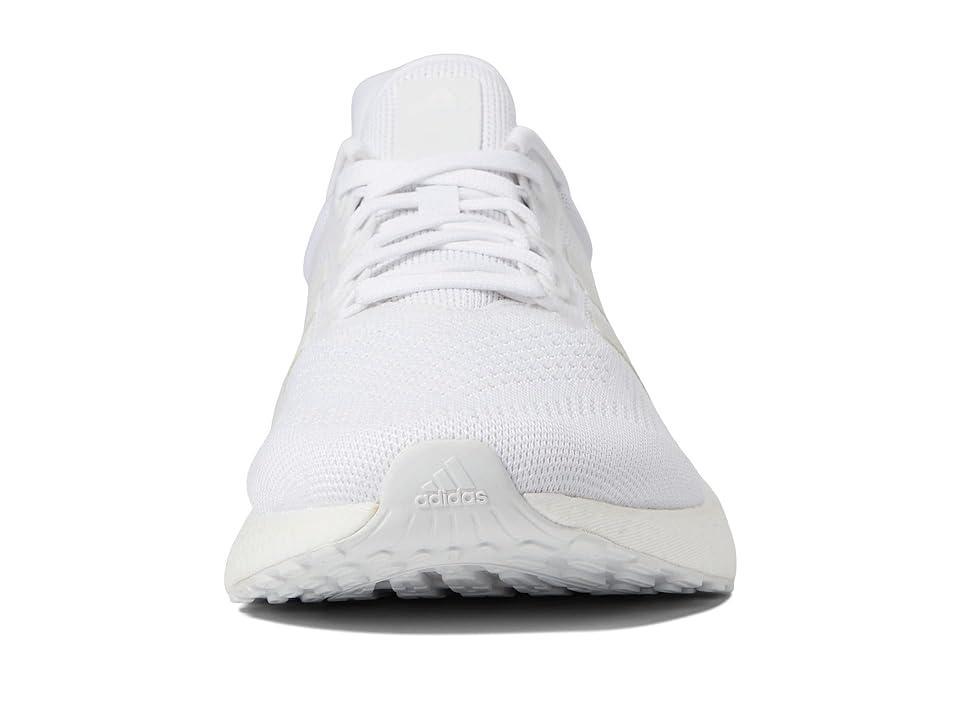 adidas Running Pureboost Jet (White/White/Black) Men's Shoes Product Image