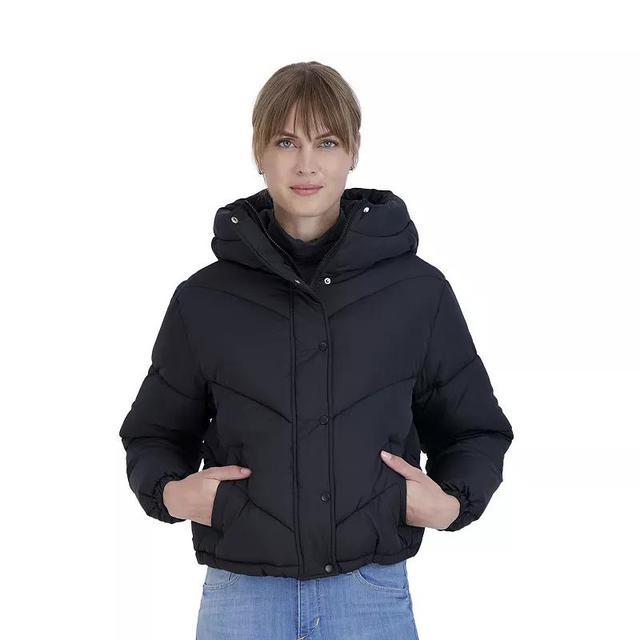 Juniors Sebby Short Puffer Jacket, Womens Product Image