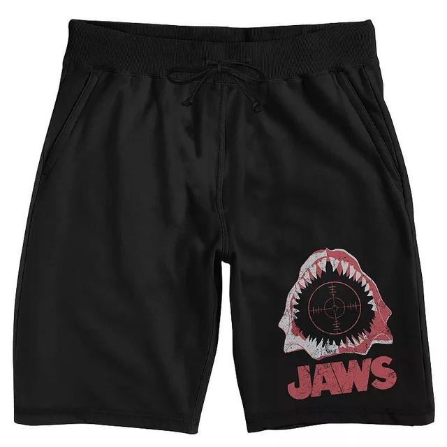 Mens Jaws Open Shark Mouth Pajama Shorts Product Image