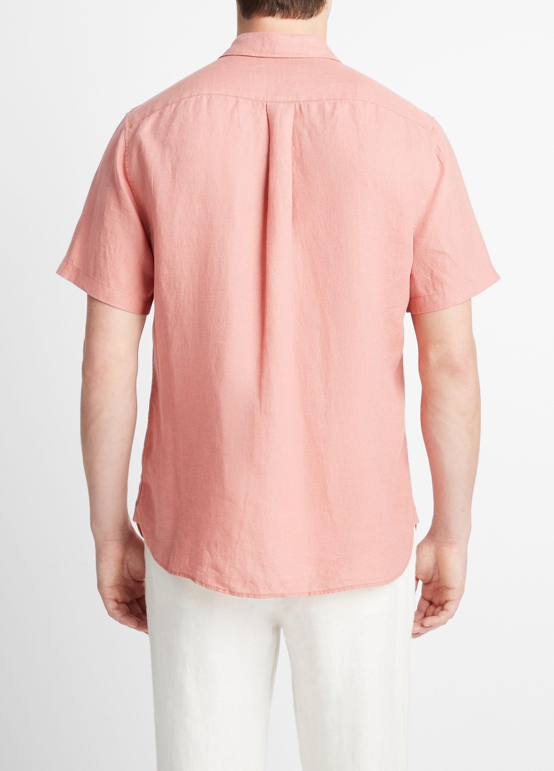 Linen Short-Sleeve Shirt Product Image