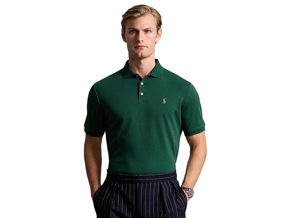 Polo Ralph Lauren Classic Fit Soft Cotton Polo Shirt (Vintage Pine) Men's Clothing Product Image