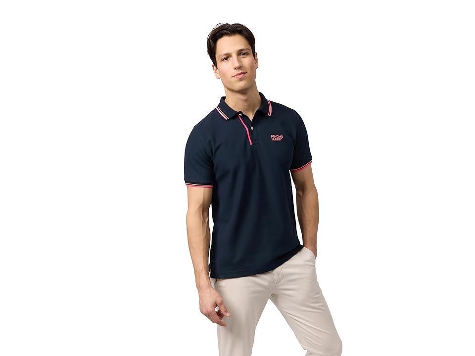 Psycho Bunny Wasterlo Tipped Piqu Polo Product Image