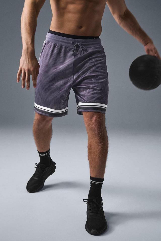 7" Key Mesh Basketball Short - Italian Plum Male Product Image