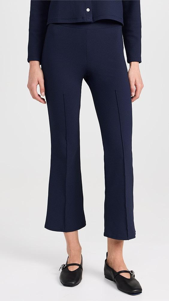 DONNI. The Box Weave Stretch Kick Flare Pants | Shopbop Product Image