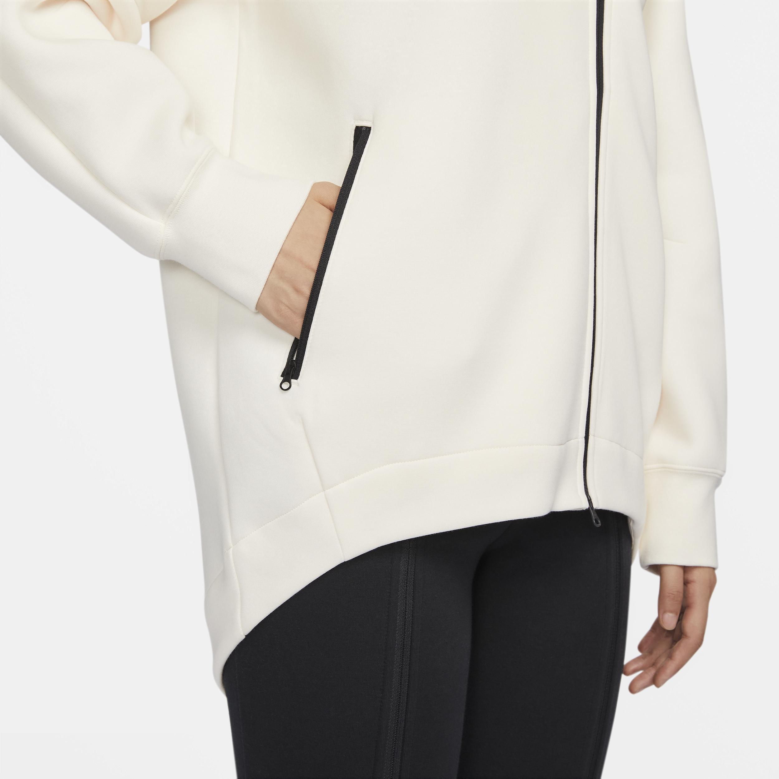 Women's Nike Sportswear Tech Fleece Oversized Full-Zip Hoodie Cape Product Image