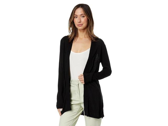 NIC+ZOE All Year Back Of Chair Cardigan Onyx) Women's Clothing Product Image